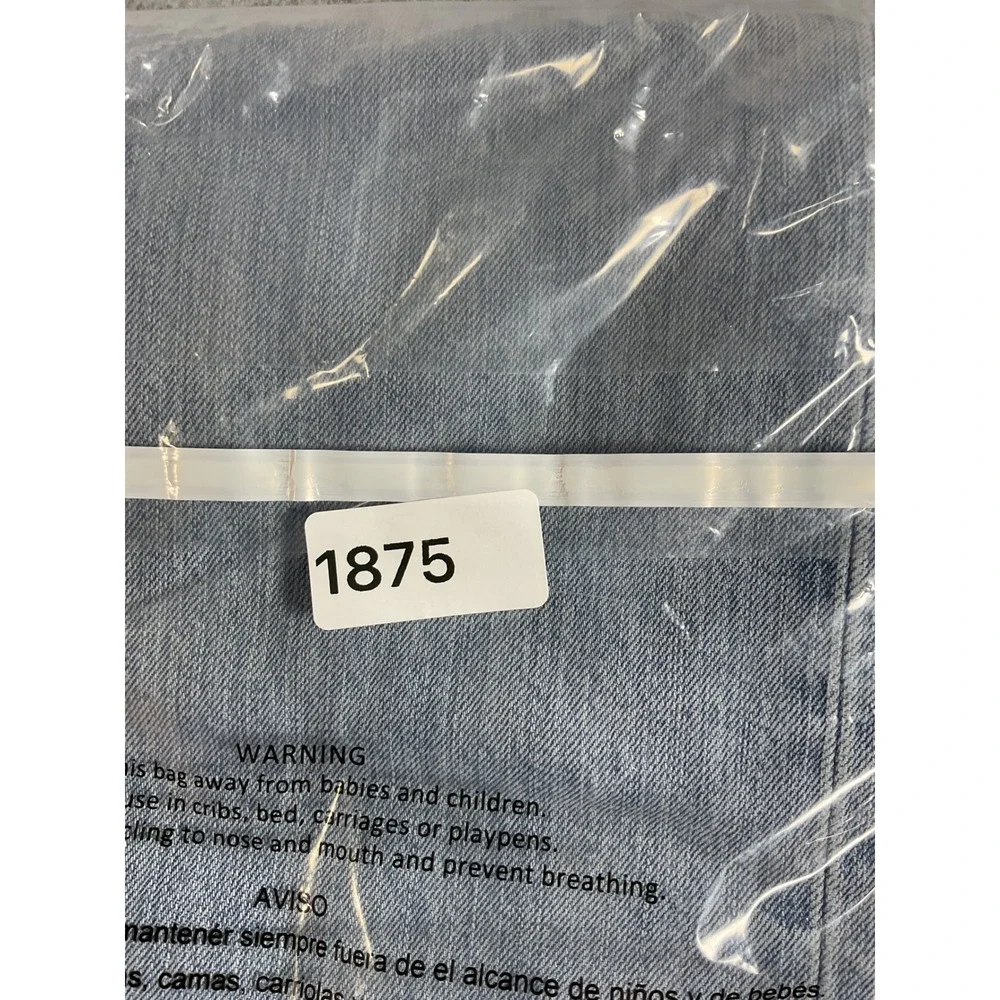 Polo Ralph Lauren Distressed Light Wash Straight Leg Mens 33x30 Vintage RL 1875